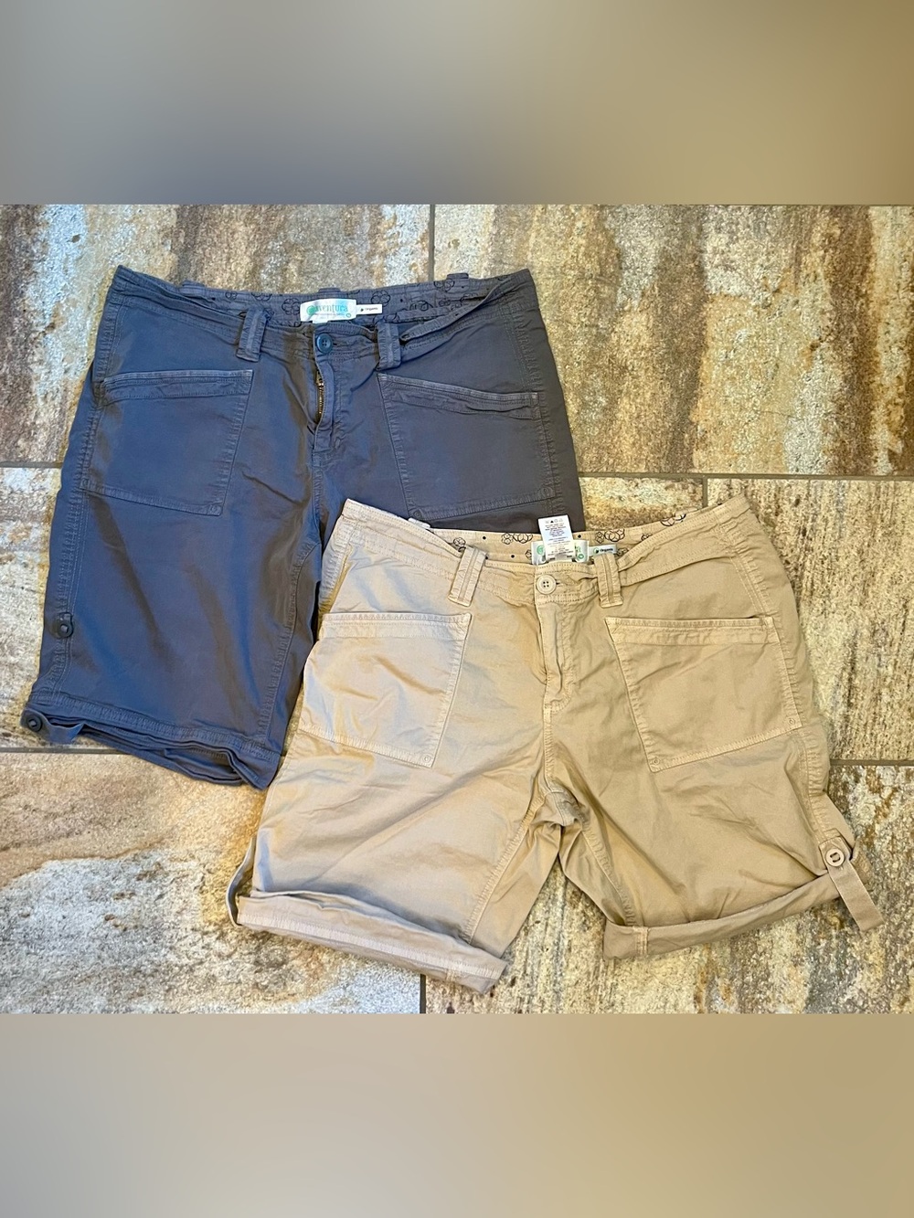 Aventura Organic Cotton Khaki Shorts Set